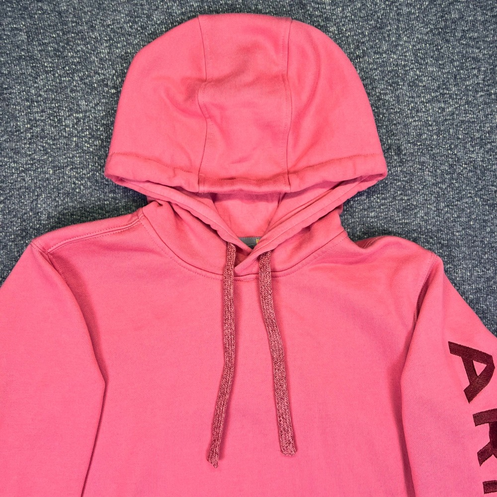 Ariat Rebar Graphic Hoodie Women Medium Pink Workwear Outdoor 10052722 - Picture 5 of 16